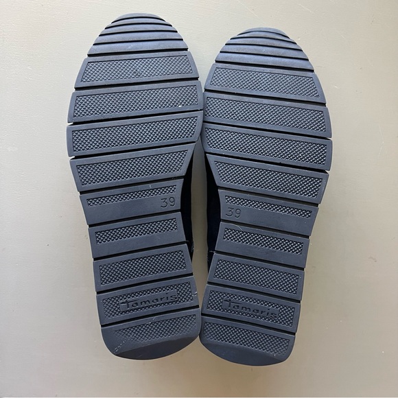 Tamaris Black Athletic Sparkly Shoes size 8.5 US 39 EU - Picture 5 of 10